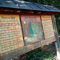 Schautafel Bienenlehrpfad Passail, Naturpark Almenland, Oststeiermark