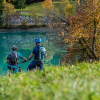 Ein kurzer Stopp am Brigelser-See lohnt sich immer