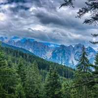 Blick zum Gosaukamm