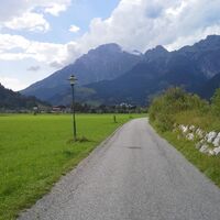 Entspannt geht es von Leogang nach Saalfelden.