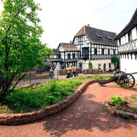 Wartburg Eisenach Burghof