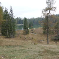 Blick zum Felixer Weiher/Lago di Tret