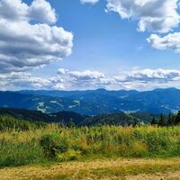 Blick auf die Fischbacher Alpen
