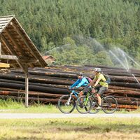 Unterwegs auf dem Enztalradweg (Enzklösterle - Bad Wildbad)