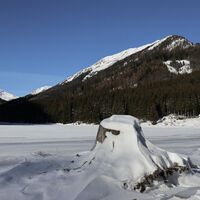 Zugefrorener Ingeringsee