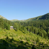Jagdhütte mit Pletzn und Hirschfeld