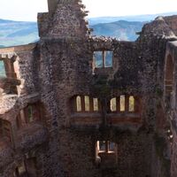 Burgruine Hohengeroldseck - Oberburg, Neues Haus