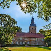 Der Stadtpark mit Museum Kloster Zeven und St.-Viti-Kirche
