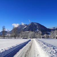Scheffau_Soell_Kaiserblick-Winterrunde_Hauning_Blick zum Pölven_Wilder Kaiser