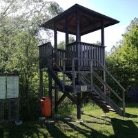 Die Tatschkerland-Tour und R32 verläuft auch entlang des Wanderweges Tier-Wald-Feld