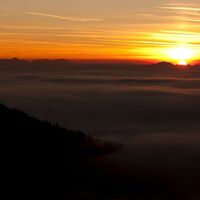 Abendstimmung am Jakobsweg