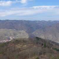 Ausblick beim Hohen Stein