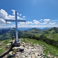 Osterhorn Gipfel - Blick auf die Berge