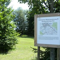 Station Lehmgrube mit Infotafel