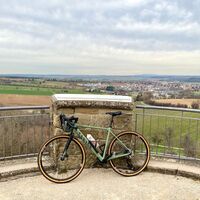 Gravelbike am Derdinger Horn