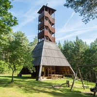 Aussichtsturm Haidenwald, Ansicht in der Oststeiermark