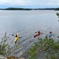 Konniveden Rücken vom Felsen Laivasaaren, Heinola