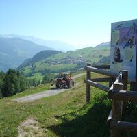Infotafeln vom Walserweg bei Huot