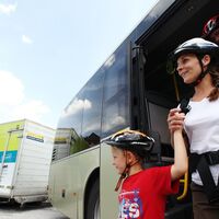 Radtramper-Bus