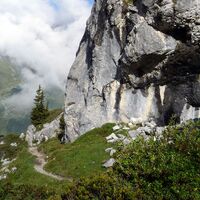 Wanderweg am Prättigauer Höhenweg
