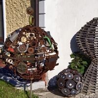 Weltkugel in Roidham