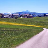 Aussicht von Berham auf Schafberg