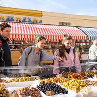 Wanderer - Oliven Markt