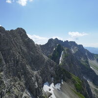 in der Ferne kann man vielleicht noch das Nebelhorn erkennen