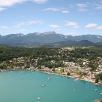 Blick auf die Veldener Bucht