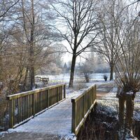 Brücke am Grünzug Mühlenwiese