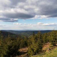 Aussicht kurz nach der Hahnenfalzhütte.