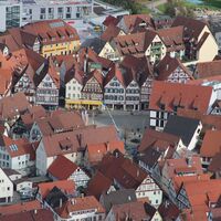 Blick auf den Marktplatz