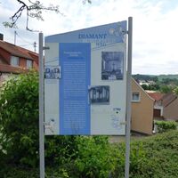 Informationstafel "Protestantische Kirche Ohmbach"
