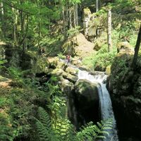 Der große Wasserfall.