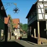 Säulenhaus - faszinierendes Fachwerk