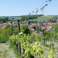 Blick auf Menzingen - nahe Wasserturm