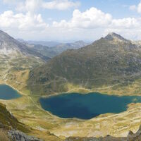 am westlichsten Punkt des Hading hat man freien Blick auf die beiden Giglachseen