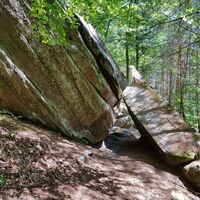 Geißenschlupf-Felsen am Kippkopf bei Leimen/Pfalz