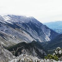 Bettelwurf und Halltal Blick