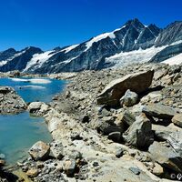 Gletscherwasser, sprichwörtlich Eiskalt