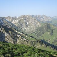 Aussicht vom Lauigrat - Gipfelwanderung Ochsen