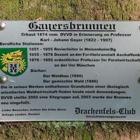 Gayersbrunnen Infotafel