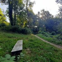 Pausenbank beim Naturgebiet Kirschenberg auf den VitalWegen 5 und 22