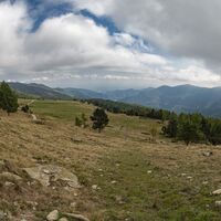 Panorama vom Lazzarà-Hügel