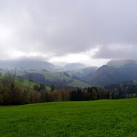 Wunderbarer Ausblick auf die umliegende Landschaft