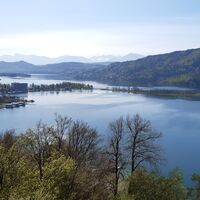 Blick Hohe Gloriette auf Pörtschach