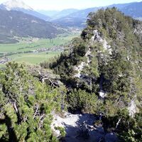Freienstein_Blick vom Gipfel zum Aufstieg über den Ostgrat