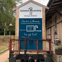 Das Thüringer Waldlokal im historischen Bahnhof