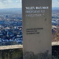 Tafel auf dem Wartberg