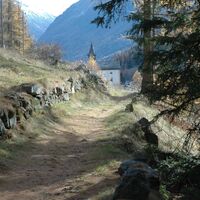 Alter Talweg vor der St.Antonius Kapelle